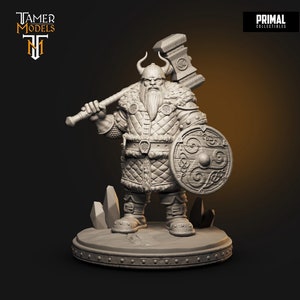 Argos le nain par Primal Collectibles Miniatures MDN de table