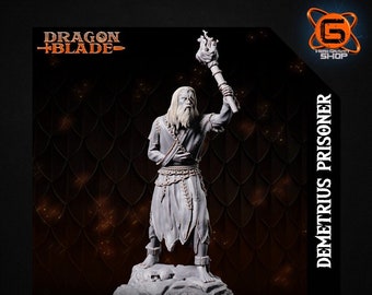 Demetrius Prisoner by Primal Collectibles DnD 3D printed tabletop model