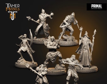 Paquete de héroes clásicos 1 RPG Dungeon Quest de Primal Collectibles DND