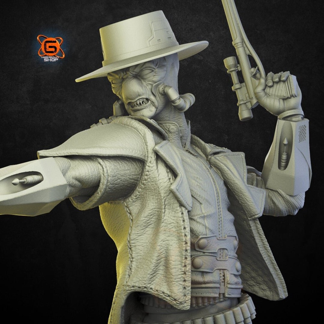 Bad Cane Bust de SW3DModels Resina Miniatura Impresa - Etsy España
