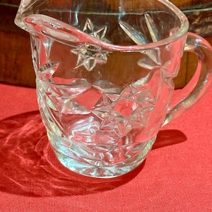 Vintage Anchor Hocking “Star of David” Creamer, Collectible