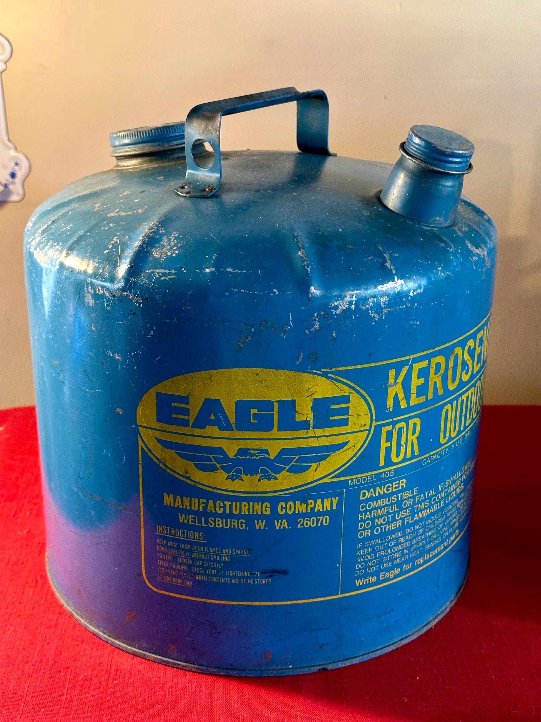 Vintage 5 Gallon Oil Cans - Etsy