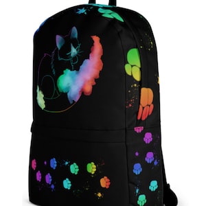 Regenbogen Katzenrucksack