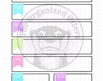 Pastel Weekly To do list, digital download, Weekly Planner, pastel printable planner, printable blank planner, family planner,