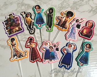 Encanto cupcake toppers