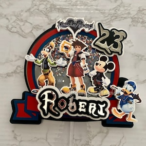 Kingdom Hearts cake topper, Sora cake topper