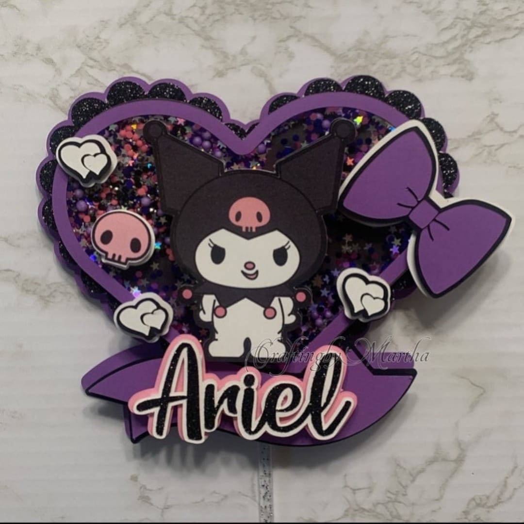 Custom Kuromi Cake Topper Sanrio Cake Topper Etsy Custom Kuromi Cake Topper Sanrio Cake Topper Etsy