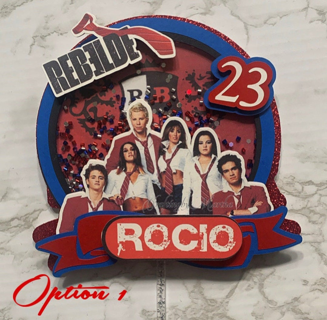 Rebelde Toppers RBD Rebelde Cake Topper, RBD Rebelde Decorations, Elitewayschool ...