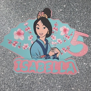 Mulan Cake Topper, Cake topper, DisneyPrincess