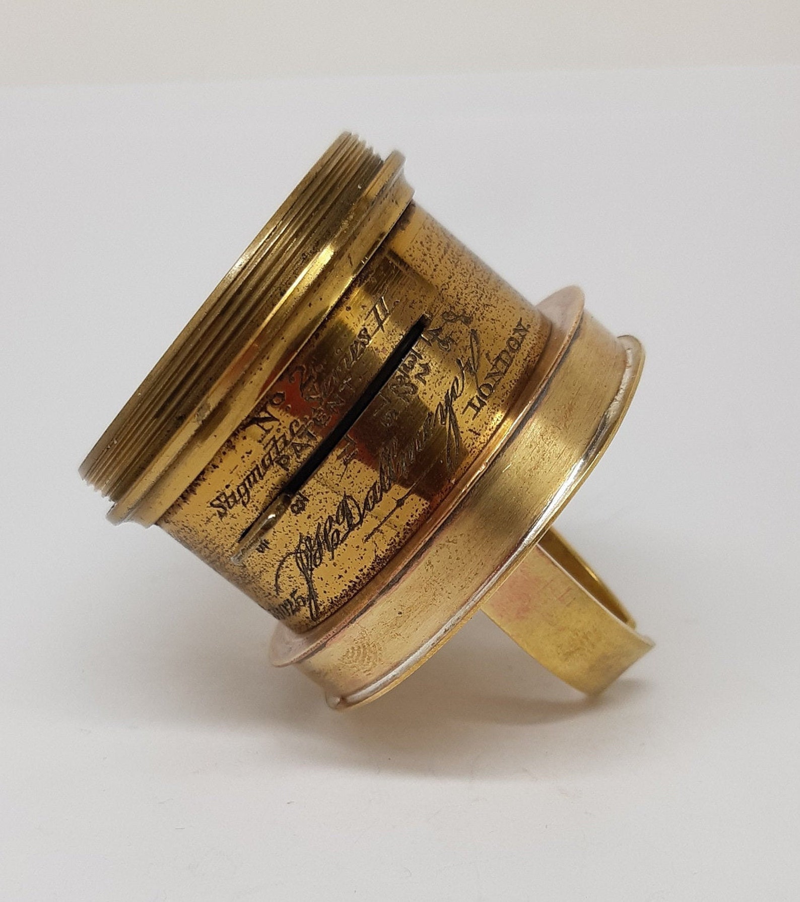 Vintage Brass Camera Lens Ring Etsy
