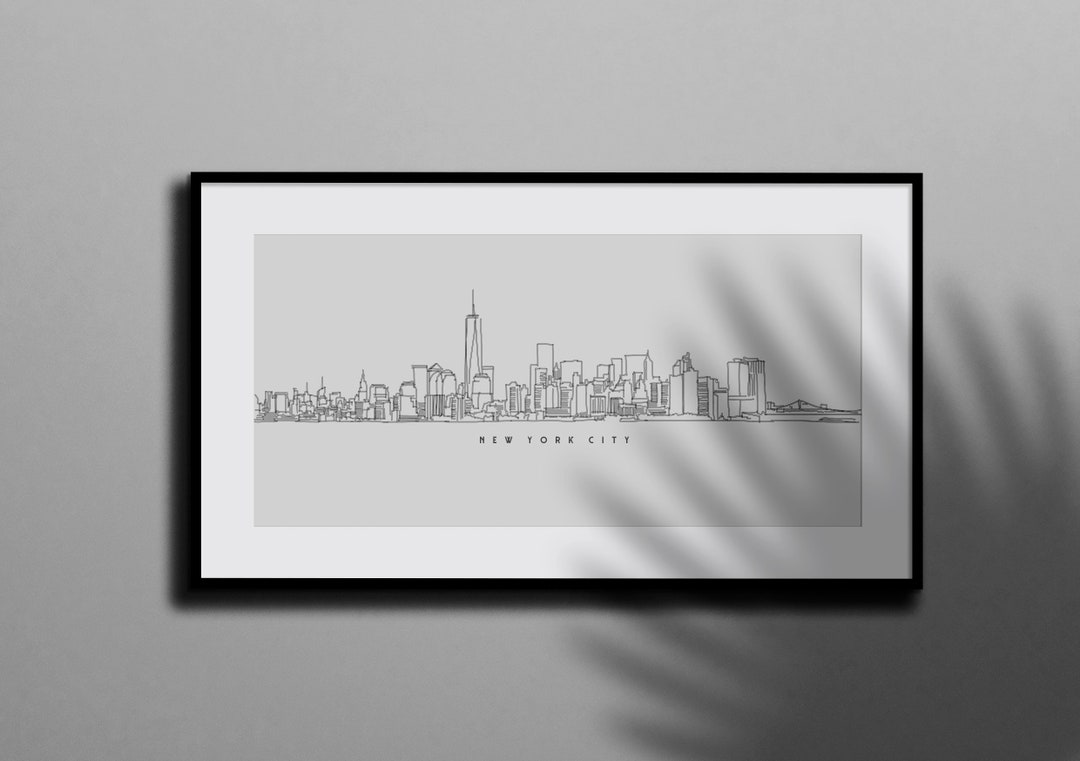 Digital Download Print, New York City Print, Printable Wall Art, Living ...