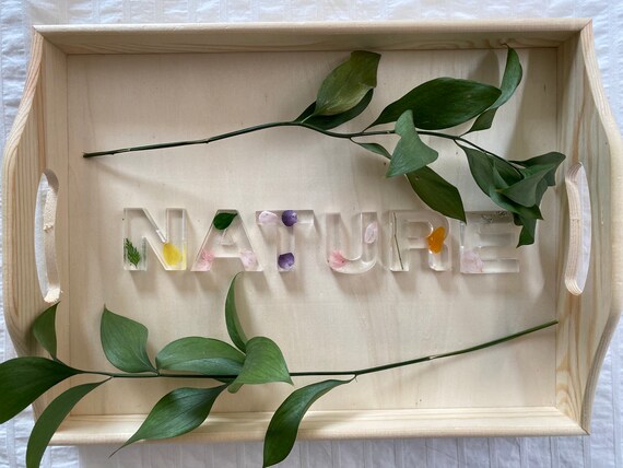 Resin Alphabet Set | Uppercase Alphabet Set | Nature Set | Learning Resources | Sensory Tools | Resin Letters