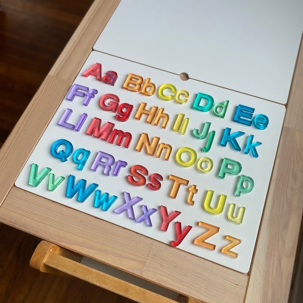Ensemble alphabet en résine | Ensemble d’alphabets en majuscules | | rainbow Set Ressources d’apprentissage | Outils sensoriels | Ensemble d’alphabets en minuscules
