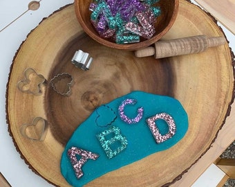 Resin Alphabet Set | Uppercase Alphabet Set | Mermaid Set | Learning Resources | Sensory Tools