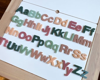Resin Alphabet Set | Uppercase Alphabet Set | Sage Set | Learning Resources | Sensory Tools | Lowercase Alphabet Set