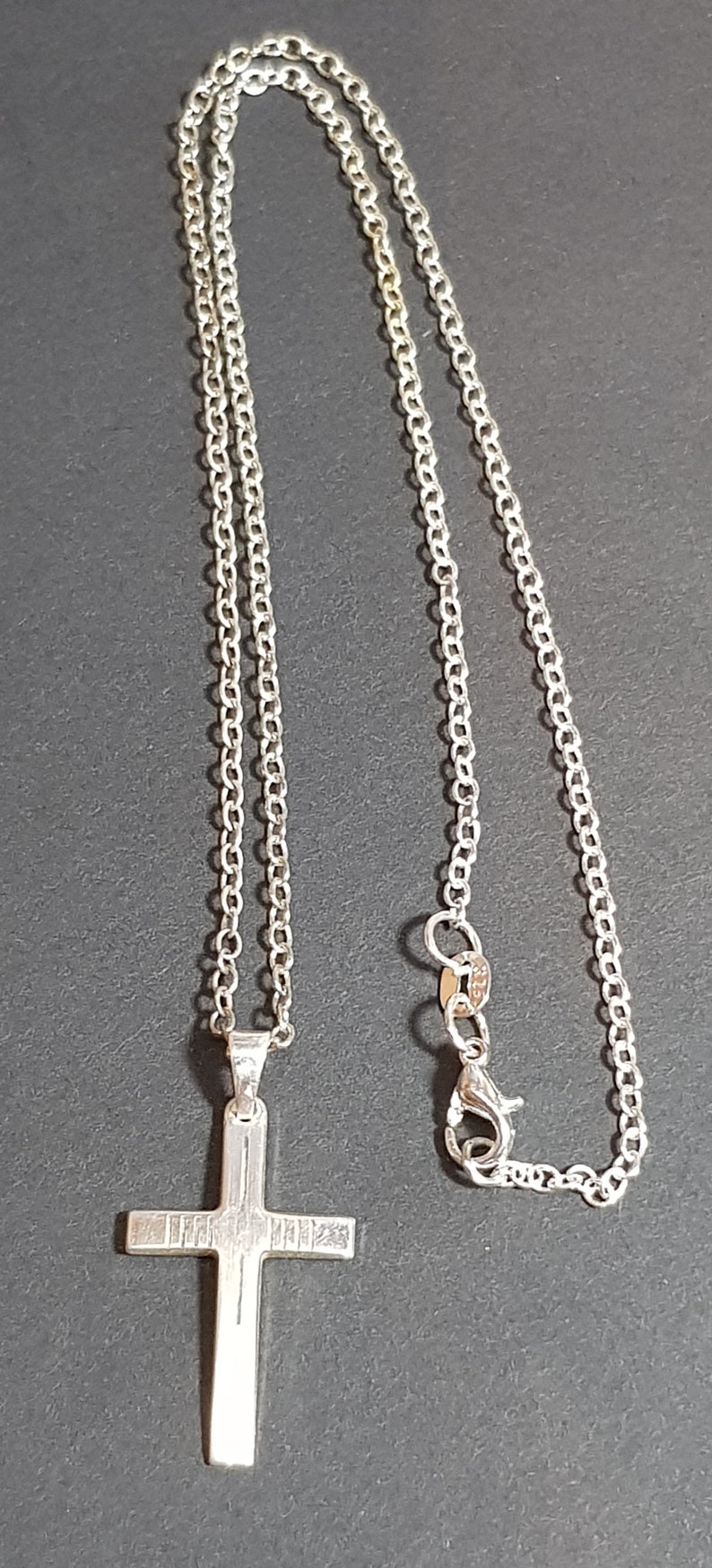 First Communion Chains Communion Cross Including Sturdy Anchor Chain/children's Necklace With ...