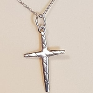Communion cross, cross pendant for communion including necklace, godparent gift for communion, 925 sterling silver, confirmation cross, confirmation