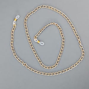 Practical glasses chain in gold, sunglasses holder, gold-plated glasses chain, suitable for all glasses, accessory for all types of glasses