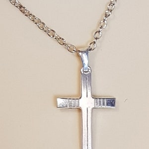 Communion cross including sturdy anchor chain, children&#39;s necklace with large cross, communion chain, godparent gift for communion, confirmation, confirmation