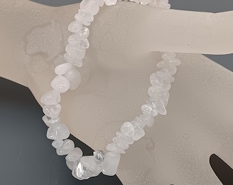 Handmade rock crystal bracelet, natural stones/healing stones bracelet, rock crystal/healing and natural stones, rock crystal/bracelet with rock crystal