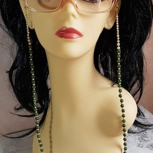 Ursumy Acrylic Glasses Necklace Twist Eyeglasses Holder Strap Sunglasses  Chain for Women (Black) at  Women's Clothing store