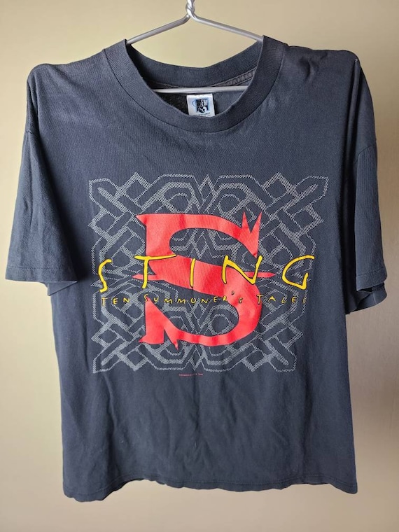 Vintage 90s Sting Ten Summoner's Tales World Tour T-shirt XL