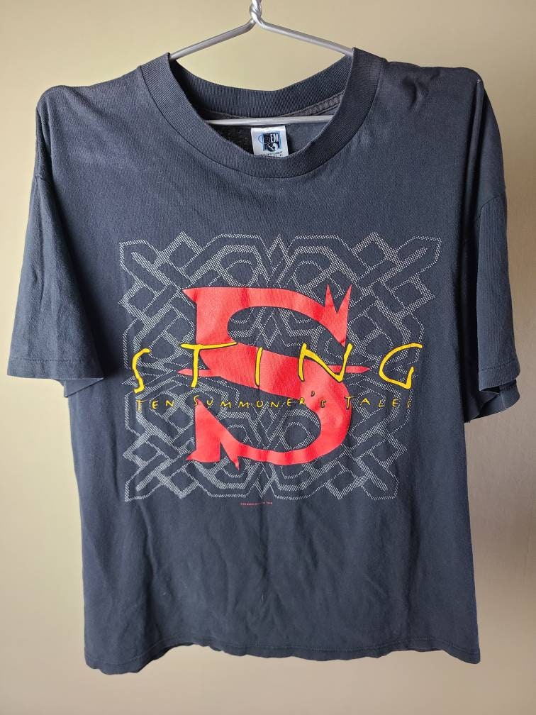 Vintage 90s Sting Ten Summoner's Tales World Tour T-shirt XL