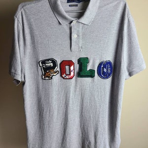 Vintage Polo by Ralph Lauren Embroidered Polo Shirt XL image 1