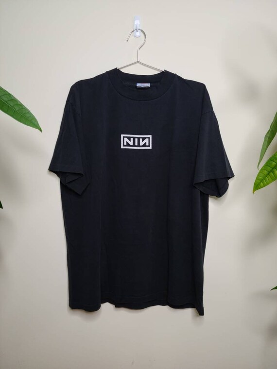 90S USA製 NINE INCH NAILS NOTHING GREY L 90S USA製 NINE INCH NAILS NOTHING GREY L