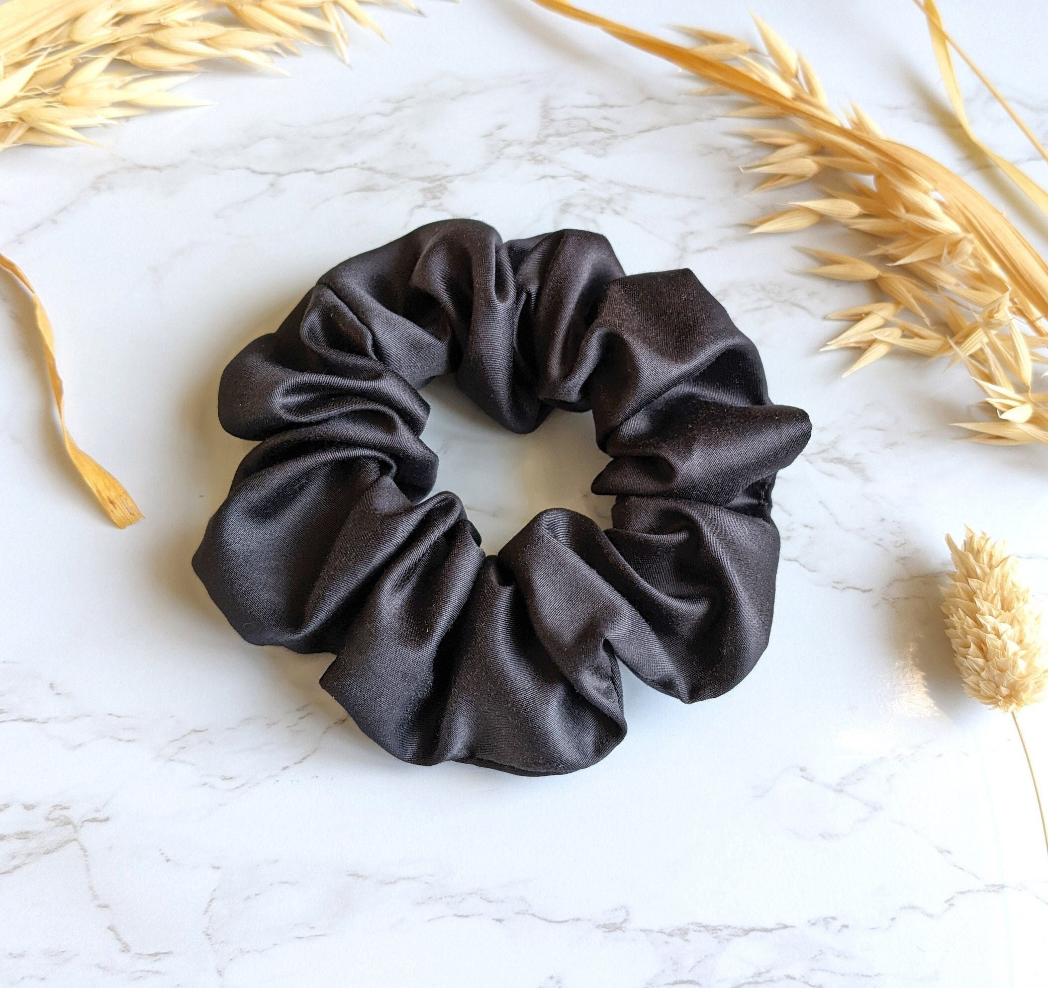 Satin-Haargummis Für Damen – 8 Stück, Weich, Rutschfest & Faltenfrei