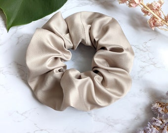 Silk Scrunchies, 100% Organic Bamboo Silk, Vegan Hair Ties & Bobbles, Gifts For Her, Bridesmaid Hair Ties, Handmade In UK