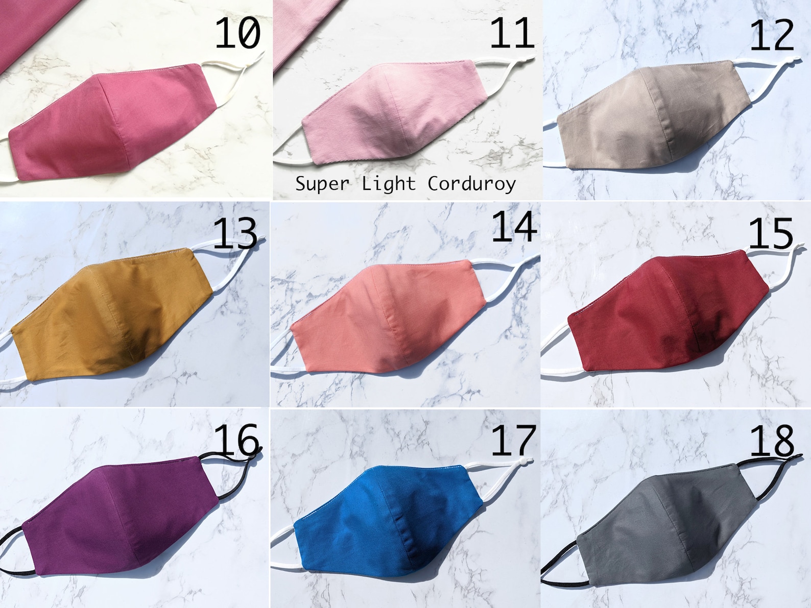 Fitted Face Mask UK, 100 Pure Cotton Face Mask, Triple Layers