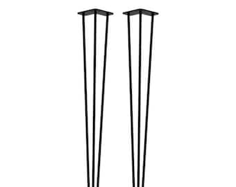 black - Hairpin legs set of two