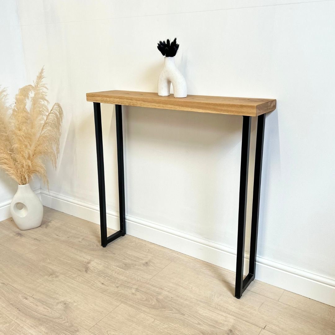 Dean - OAK Console Table - Etsy UK