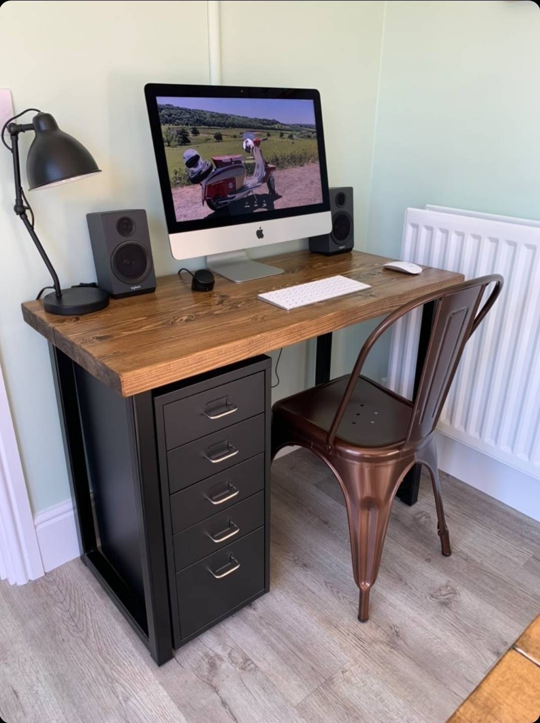 Rustic office desk Etsy