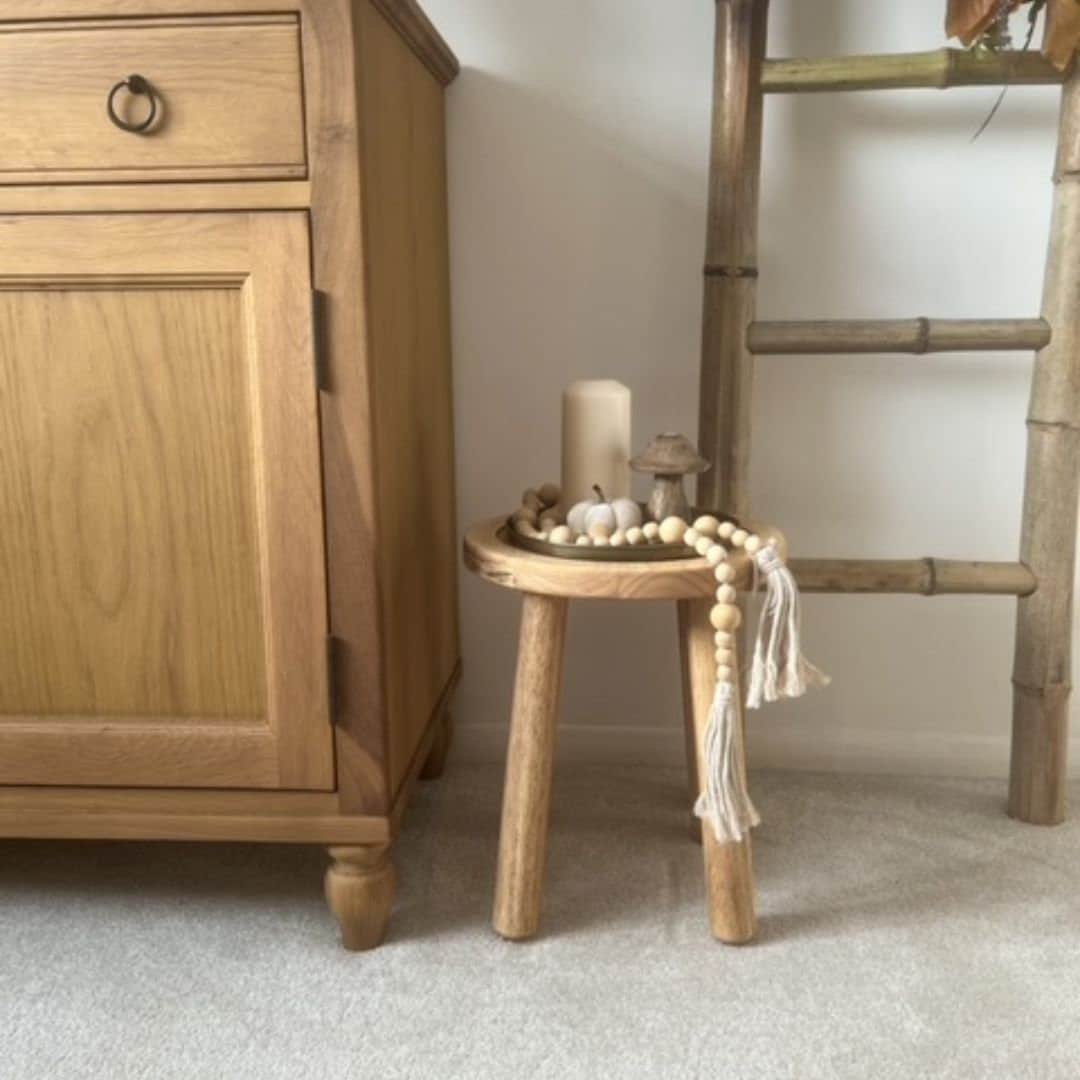 Rustic Reclaimed Wood Stool - Small Plant Table - Etsy UK