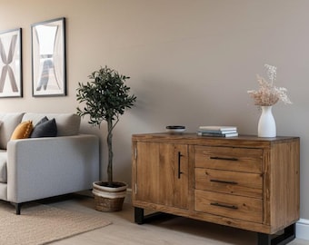 Roma Rustic TV Cabinet - With sliding drawers