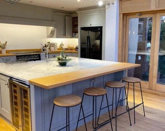 Oak Top Breakfast bar stools - Drapers