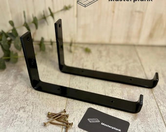 Metal Shelf Brackets - Scaffold Board Brackets - Seated / Lipped Brackets - Different Colour Option