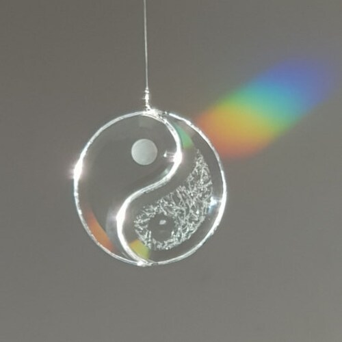 Yin Yang Mandala Zen Decor Wood Engraving Wood Wall Art Etsy