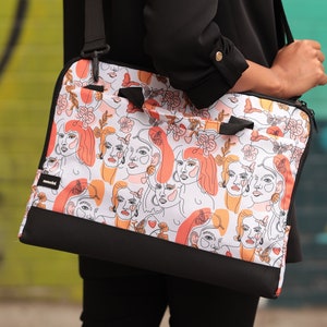 Moserini Macbook Pro Tasche Handtasche Schultertasche 15,6 Zoll Messenger LaptopTasche Organizer Crossbody Office School Sirius
