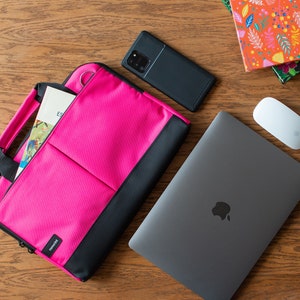 Macbook Laptop Notebook Handtasche Hülle Hülle 13 - 13,3 Zoll Super Slim Organizer mit Henkel