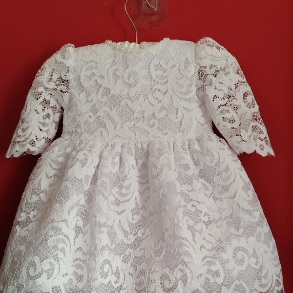 beautiful christening dress for a girl