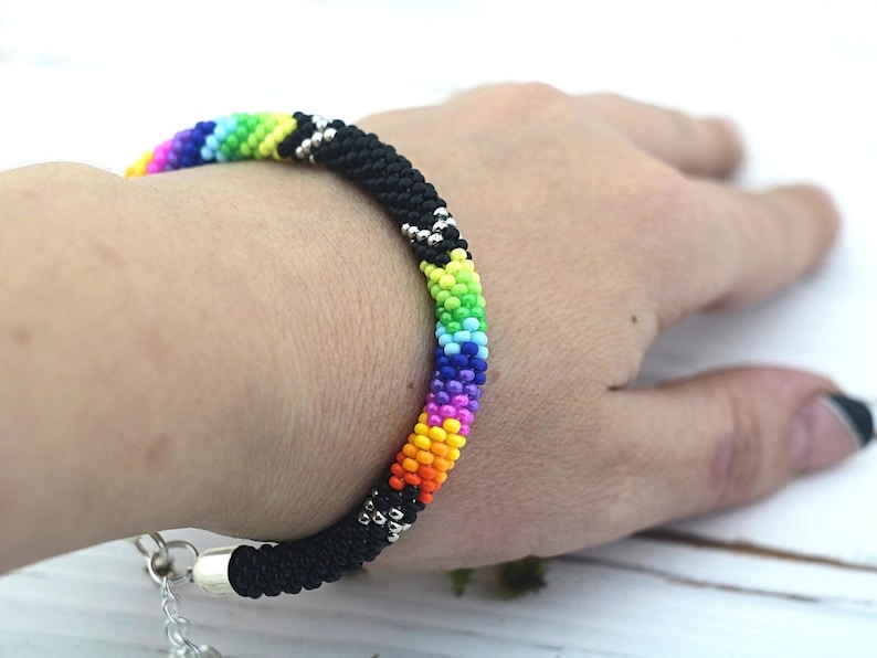 Seed bead patterns bracelet Patchwork pattern Bead crochet PDF