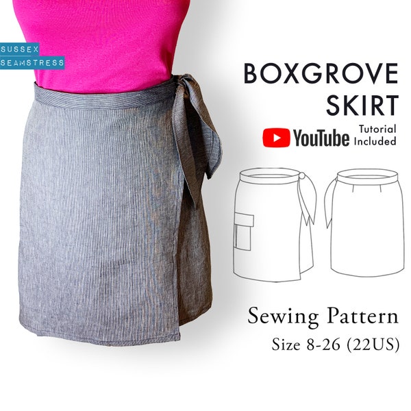 Wrap Skirt Pattern Etsy UK