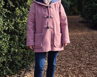 Firle Coat Sewing Pattern + Tutorial Video - Duffle Coat