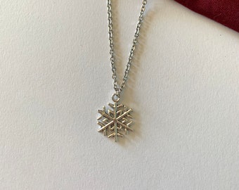 Let It Snow Necklace | Snowflake Necklace | Winter Necklace