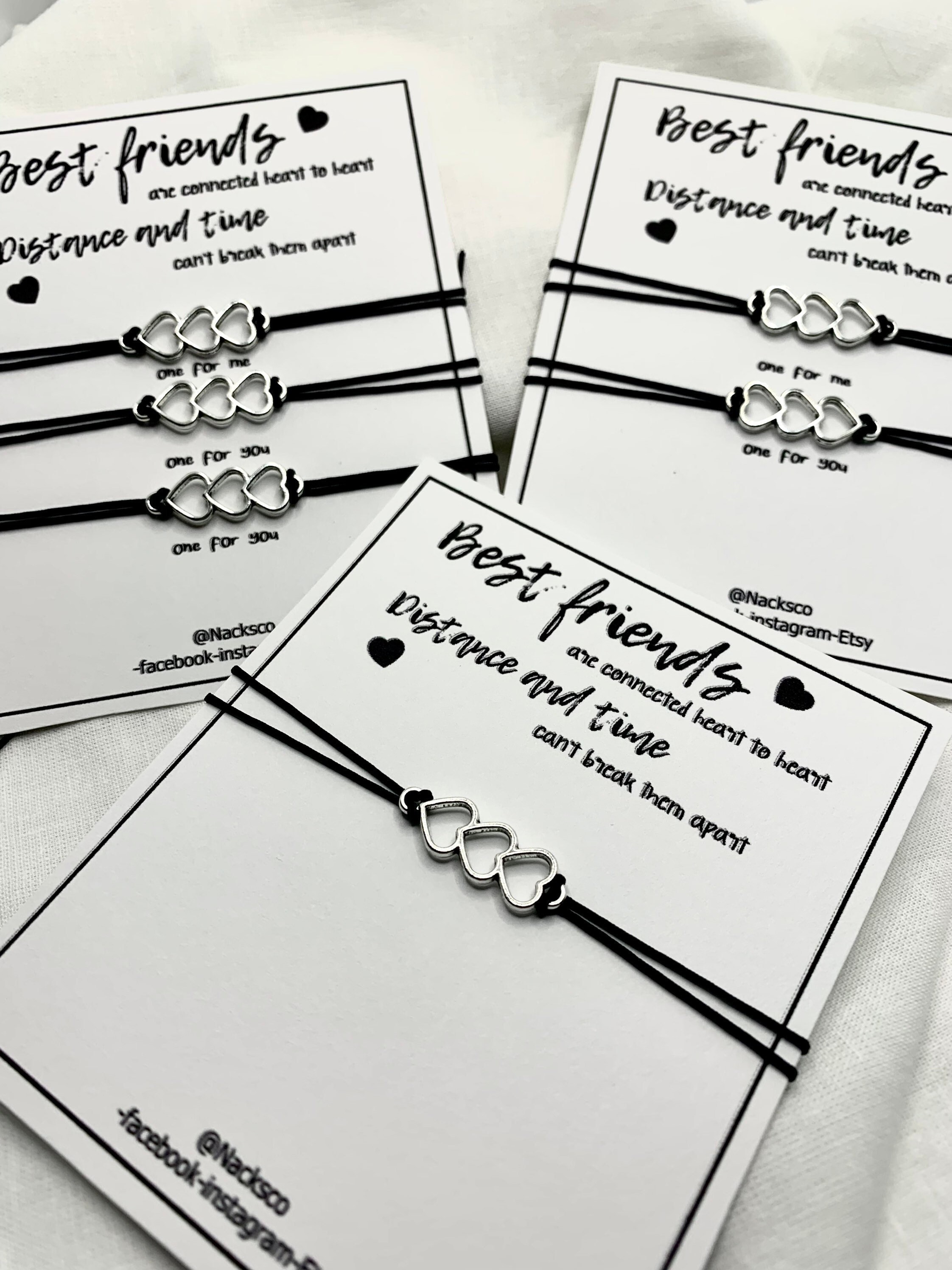 Best Friends Forever Bracelet Adjustable Bracelet BFF Etsy