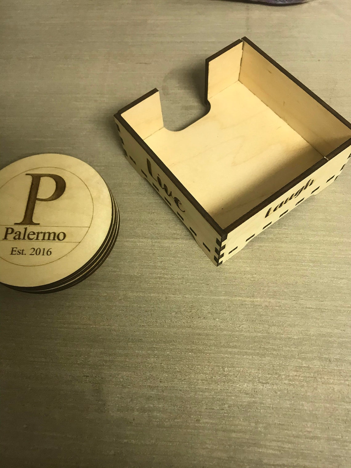 Coasters & Holder SVG Digital File Only Etsy