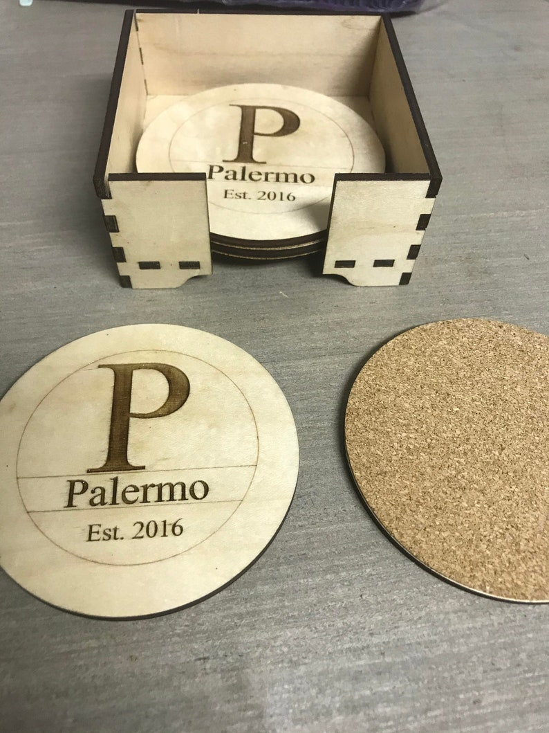 Coasters & Holder SVG Digital File Only Etsy